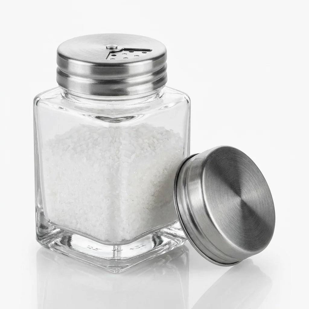 Hestia Eco-Shield™ Square Glass Spice Jar & Seasoning Shaker