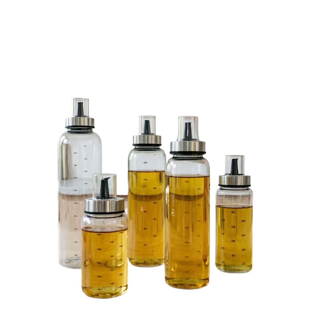 Hestia Shield-Grade™ High-Capacity Borosilicate Glass Oil Pot & Vinegar Dispenser