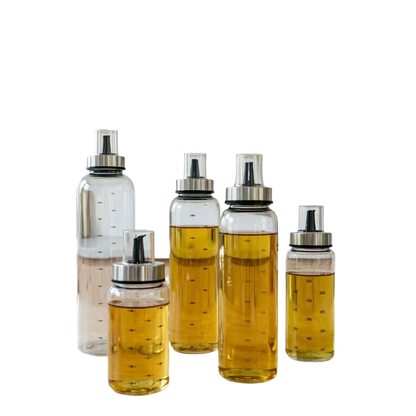 Hestia Shield-Grade™ High-Capacity Borosilicate Glass Oil Pot & Vinegar Dispenser