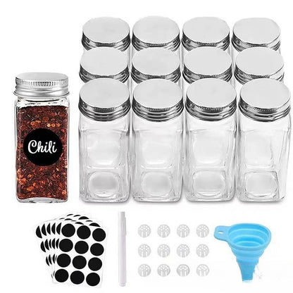 Hestia Eco-Shield™ Minimalist Square Seasoning Jar & Salt Cellar