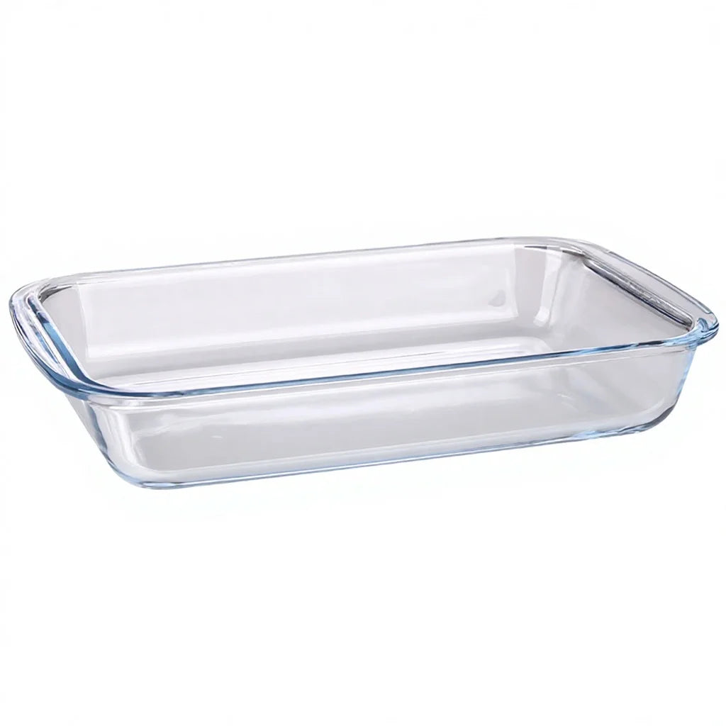 Hestia B2B Glassware - Professional High-Borosilicate Glass Baking Dish | Heat-Resistant Ovenware Series - Premium Quality - 1