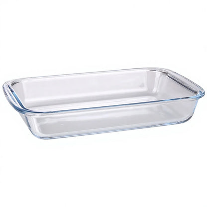 Hestia B2B Glassware - Professional High-Borosilicate Glass Baking Dish | Heat-Resistant Ovenware Series - Premium Quality - 1