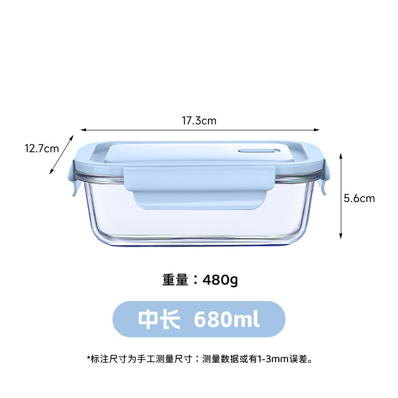 Hestia Silicone-Lock™ Classic Round Borosilicate Glass Food Container Series