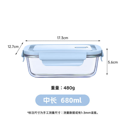 Hestia Silicone-Lock™ Classic Round Borosilicate Glass Food Container Series