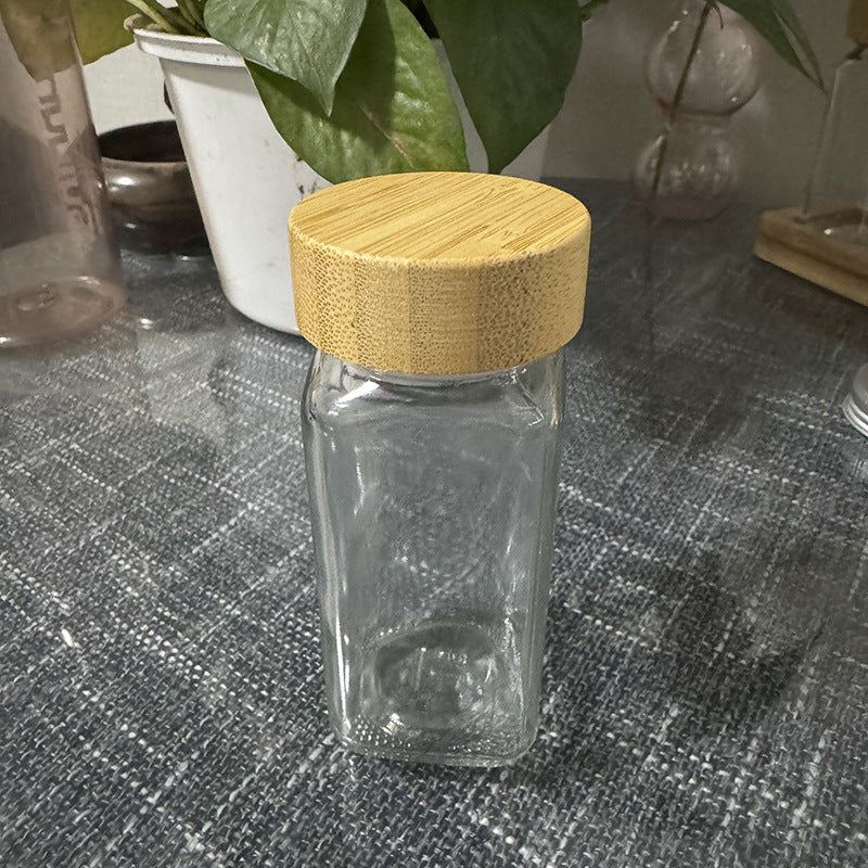 Hestia Eco-Shield™ Minimalist Square Seasoning Jar & Salt Cellar