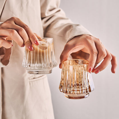 Internet celebrity volcano cup simple glass whiskey glass ins wind creative glass cold brew coffee cup foreign wine cup