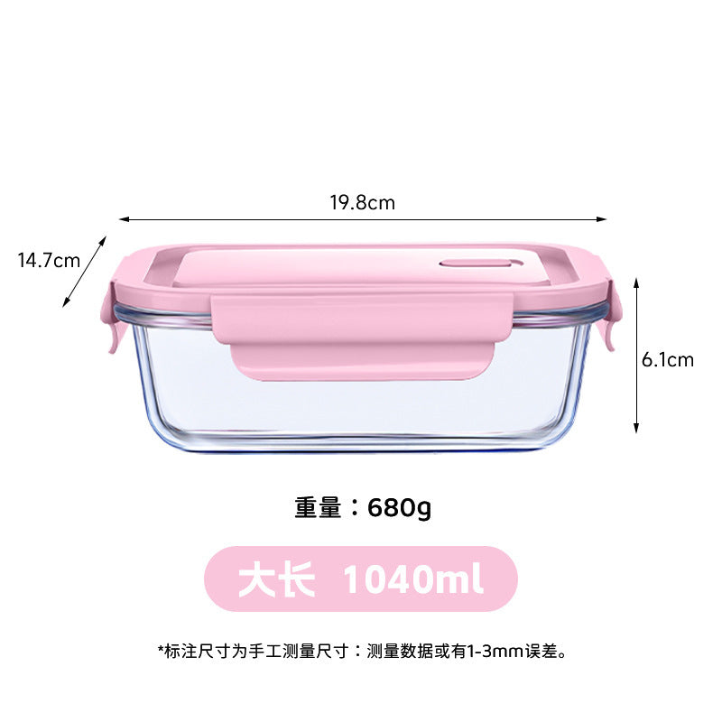 Hestia Silicone-Lock™ Classic Round Borosilicate Glass Food Container Series
