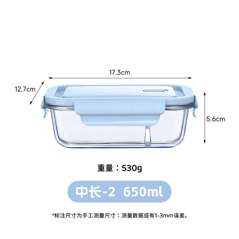 Hestia Silicone-Lock™ Classic Round Borosilicate Glass Food Container Series