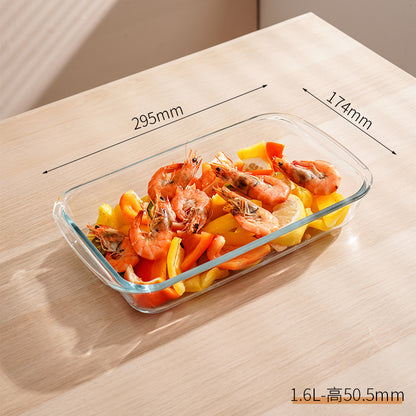 Hestia B2B Glassware - Professional High-Borosilicate Glass Baking Dish | Heat-Resistant Ovenware Series - Premium Quality - 3