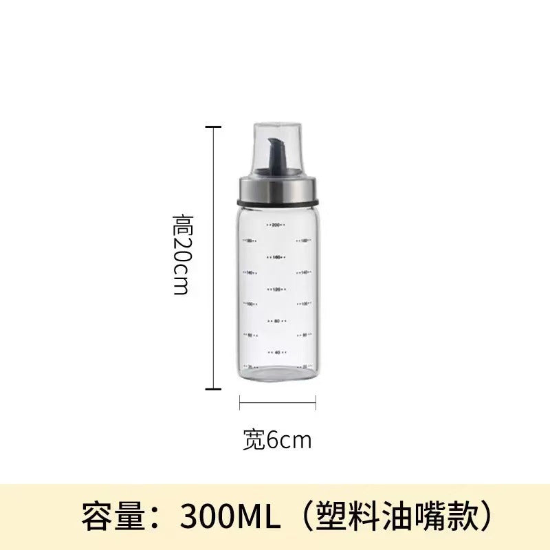 Hestia Shield-Grade™ High-Capacity Borosilicate Glass Oil Pot & Vinegar Dispenser