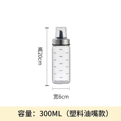 Hestia Shield-Grade™ High-Capacity Borosilicate Glass Oil Pot & Vinegar Dispenser