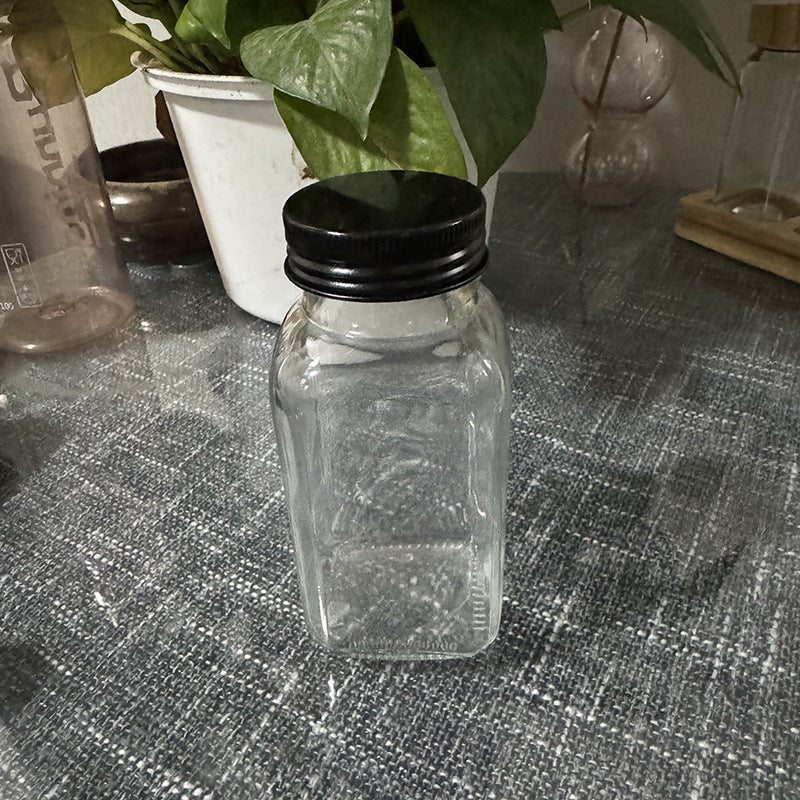 Hestia Eco-Shield™ Minimalist Square Seasoning Jar & Salt Cellar