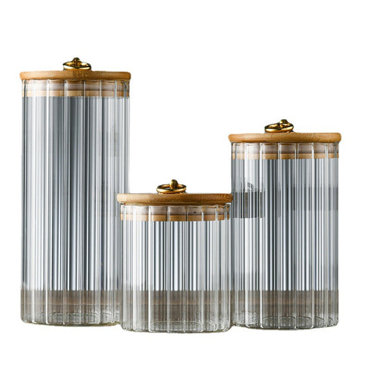 Hestia B2B Glassware - Minimalist Glass Storage Jar | Airtight Kitchen Organization Series - Premium Quality - 1