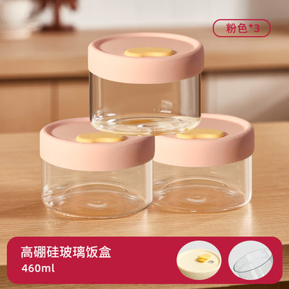 Hestia Silicone-Lock™ Premium Borosilicate Glass Lunch Box & Bento Container