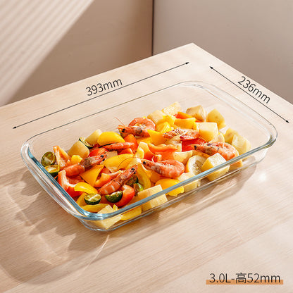 Hestia B2B Glassware - Professional High-Borosilicate Glass Baking Dish | Heat-Resistant Ovenware Series - Premium Quality - 5