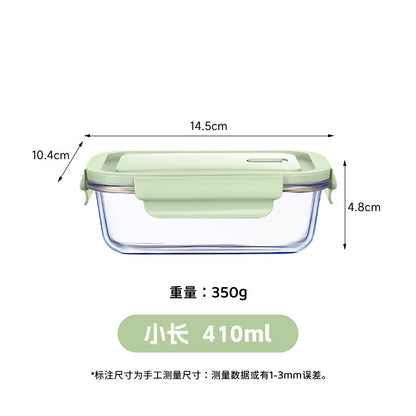 Hestia Silicone-Lock™ Classic Round Borosilicate Glass Food Container Series