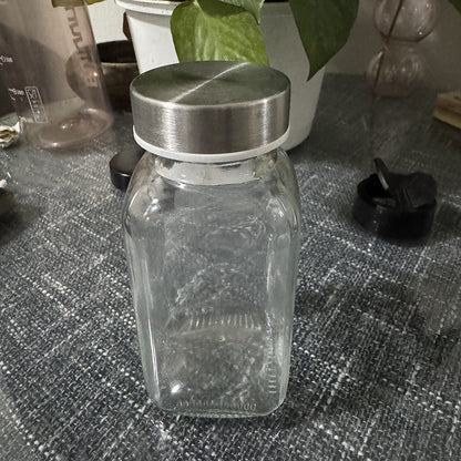 Hestia Eco-Shield™ Minimalist Square Seasoning Jar & Salt Cellar