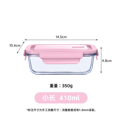 Hestia Silicone-Lock™ Classic Round Borosilicate Glass Food Container Series