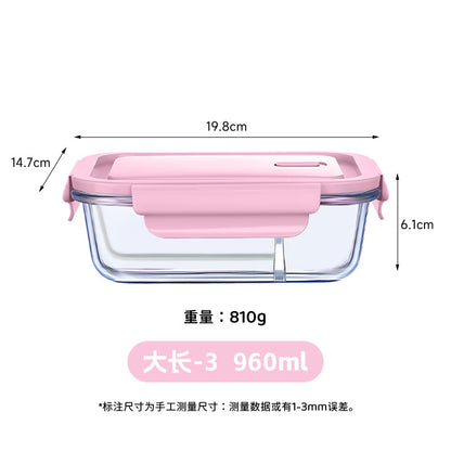 Hestia Silicone-Lock™ Classic Round Borosilicate Glass Food Container Series