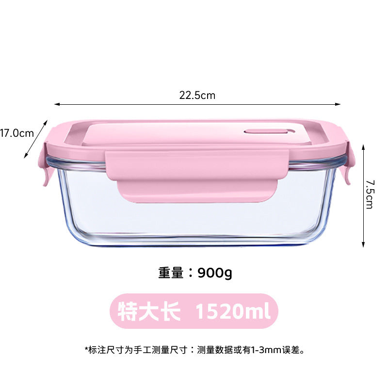 Hestia Silicone-Lock™ Classic Round Borosilicate Glass Food Container Series