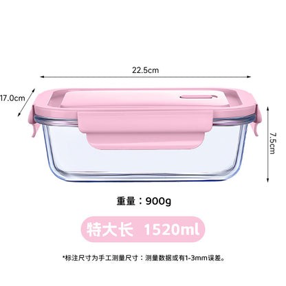 Hestia Silicone-Lock™ Classic Round Borosilicate Glass Food Container Series