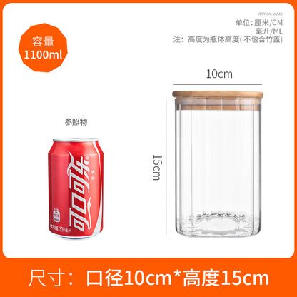 Hestia B2B Glassware - Minimalist Glass Storage Jar | Airtight Kitchen Organization Series - Premium Quality - Position 13