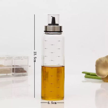 Hestia Shield-Grade™ High-Capacity Borosilicate Glass Oil Pot & Vinegar Dispenser