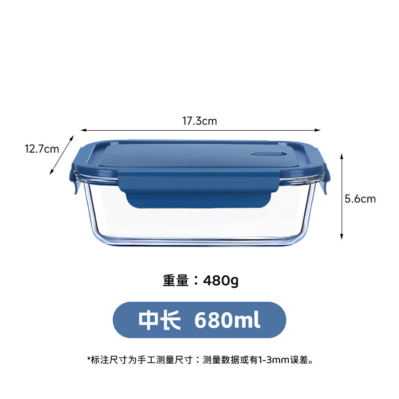 Hestia Silicone-Lock™ Classic Round Borosilicate Glass Food Container Series
