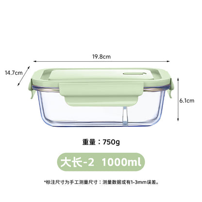 Hestia Silicone-Lock™ Classic Round Borosilicate Glass Food Container Series