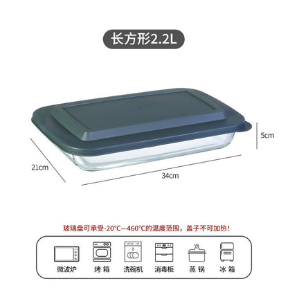 Hestia Shield-Grade™ Multi-Functional Borosilicate Glass Baking Dish with Cover