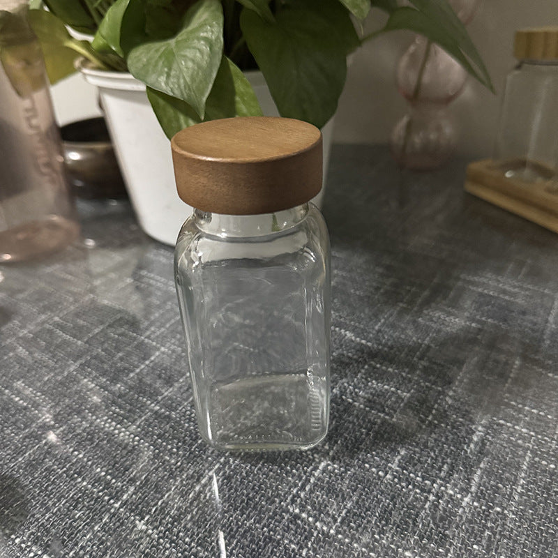 Hestia Eco-Shield™ Minimalist Square Seasoning Jar & Salt Cellar