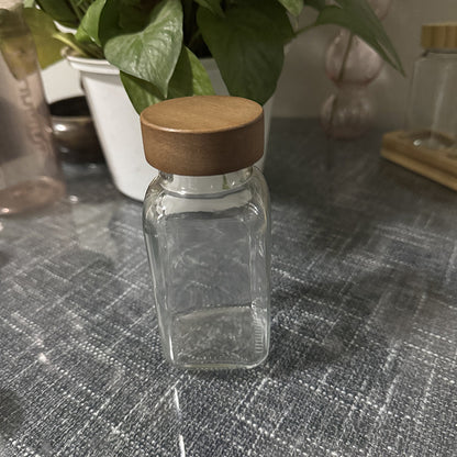 Hestia Eco-Shield™ Minimalist Square Seasoning Jar & Salt Cellar