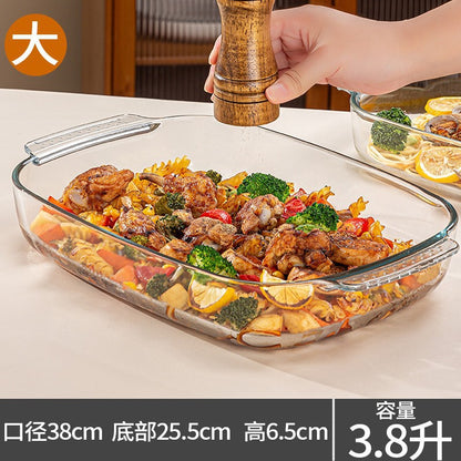 Hestia Shield-Grade™ Rectangular Textured Glass Baking Dish