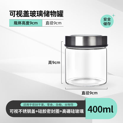 Minimalist Wide-Mouth Ribbed Glass Bowl | Professional Culinary Series