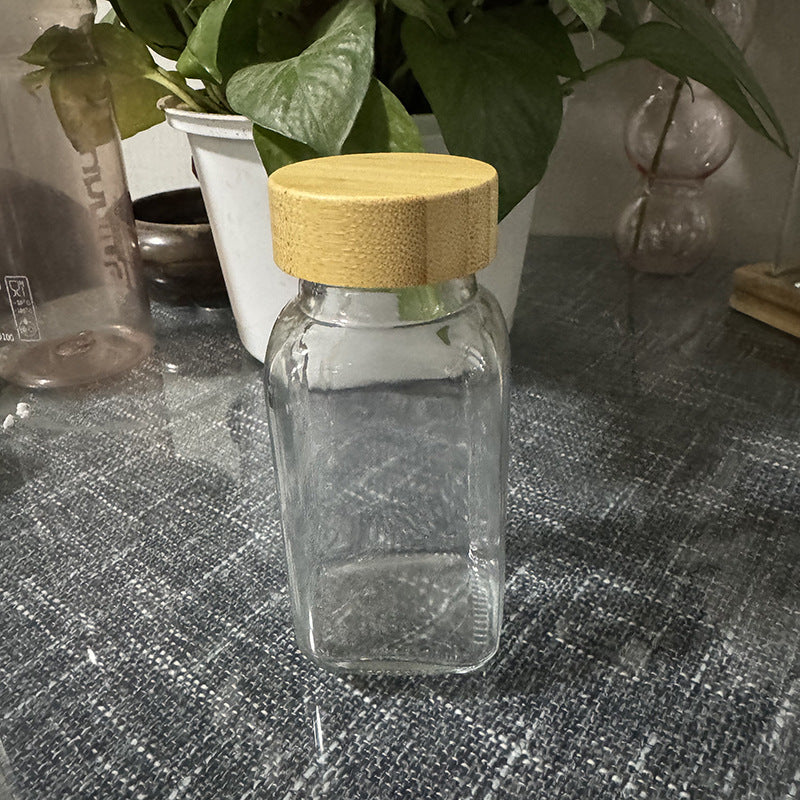 Hestia Eco-Shield™ Minimalist Square Seasoning Jar & Salt Cellar