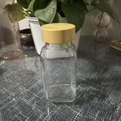 Hestia Eco-Shield™ Minimalist Square Seasoning Jar & Salt Cellar