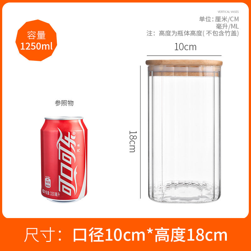 Hestia B2B Glassware - Minimalist Glass Storage Jar | Airtight Kitchen Organization Series - Premium Quality - Position 14