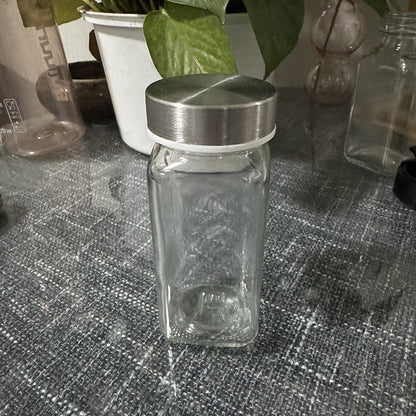 Hestia Eco-Shield™ Minimalist Square Seasoning Jar & Salt Cellar
