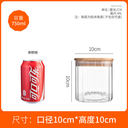 Hestia B2B Glassware - Minimalist Glass Storage Jar | Airtight Kitchen Organization Series - Premium Quality - Position 11