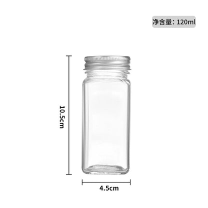 Hestia Eco-Shield™ Bamboo Cover Glass Spice Bottle & Condiment Jar