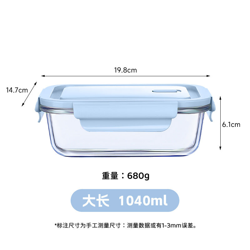 Hestia Silicone-Lock™ Classic Round Borosilicate Glass Food Container Series