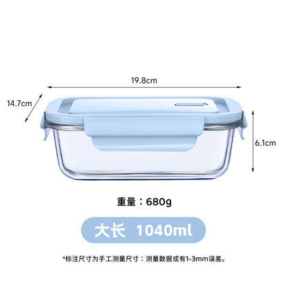 Hestia Silicone-Lock™ Classic Round Borosilicate Glass Food Container Series