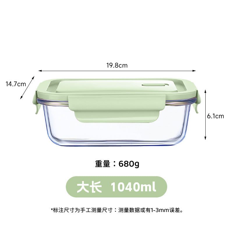 Hestia Silicone-Lock™ Classic Round Borosilicate Glass Food Container Series