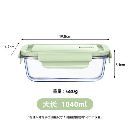 Hestia Silicone-Lock™ Classic Round Borosilicate Glass Food Container Series