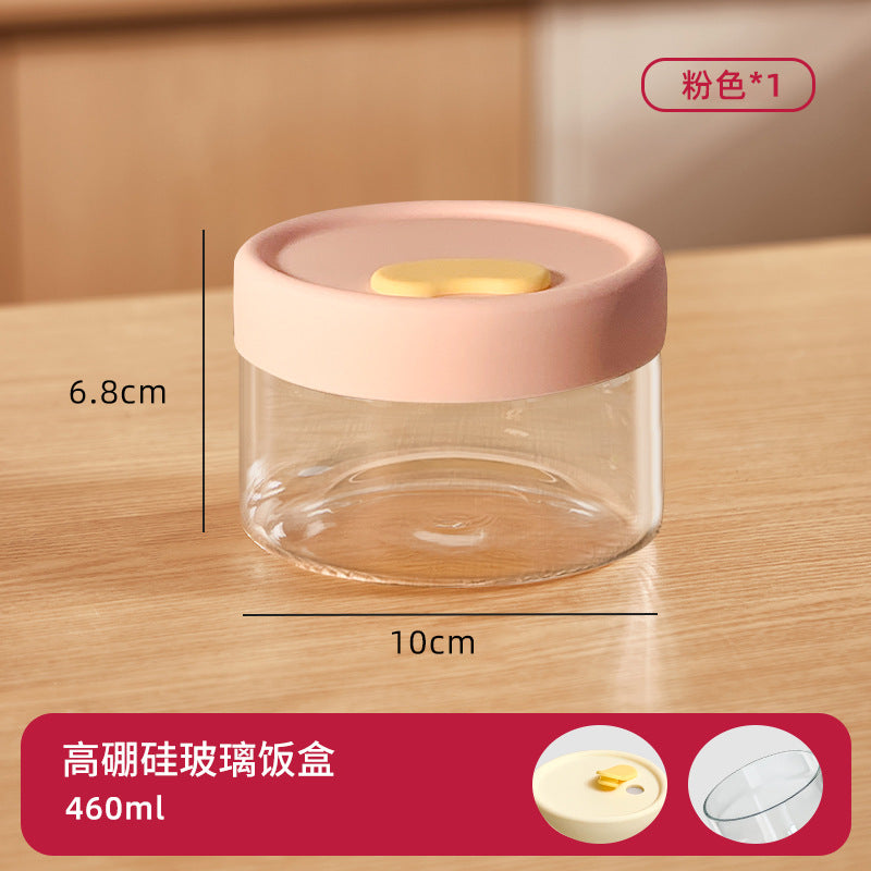Hestia Silicone-Lock™ Premium Borosilicate Glass Lunch Box & Bento Container
