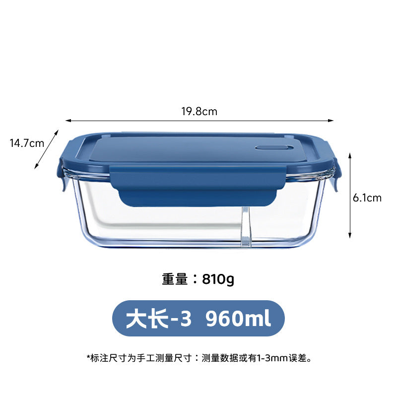 Hestia Silicone-Lock™ Classic Round Borosilicate Glass Food Container Series