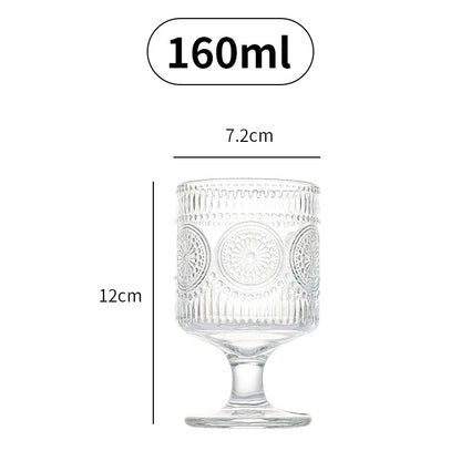 Internet celebrity volcano cup simple glass whiskey glass ins wind creative glass cold brew coffee cup foreign wine cup