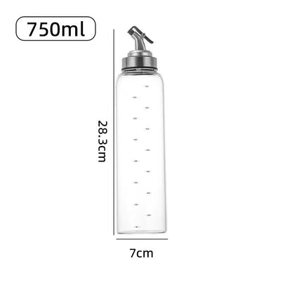 Hestia Shield-Grade™ High-Capacity Borosilicate Glass Oil Pot & Vinegar Dispenser