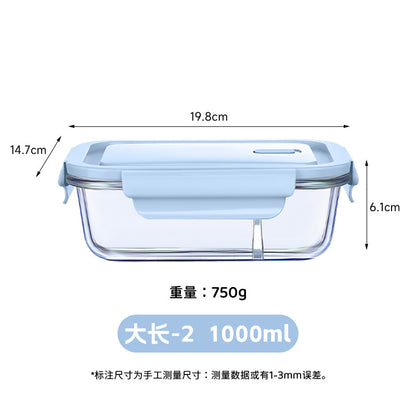 Hestia Silicone-Lock™ Classic Round Borosilicate Glass Food Container Series