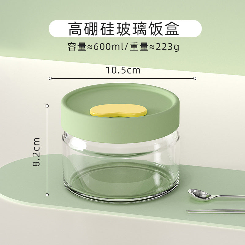 Hestia Silicone-Lock™ Premium Borosilicate Glass Lunch Box & Bento Container